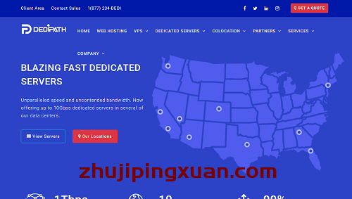dedipath：美国VPS，低至$10/年，1Gbps带宽，不限流量，多个机房可选